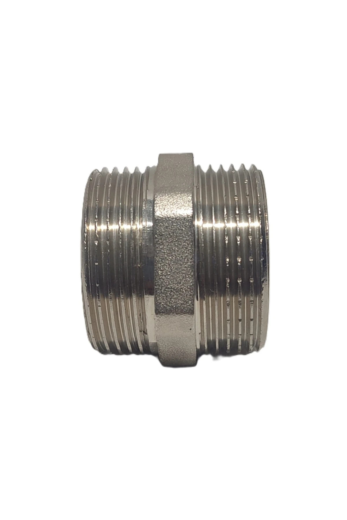 2'Li Paket 11/4" Sarı / Krom Dişli Nipel Dn32 - Chrome Nipple