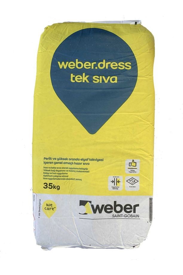 Dress Tek Sıva (beyaz, Elyaf Takviyeli)