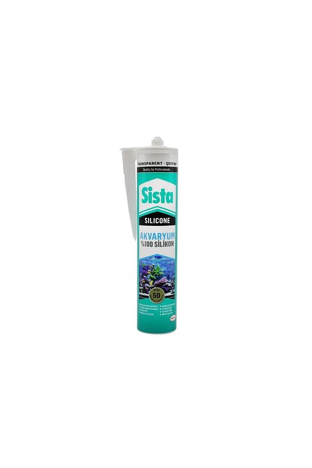 SİSTA AKVARYUM SİLİKONU ŞEFFAF 280 ML