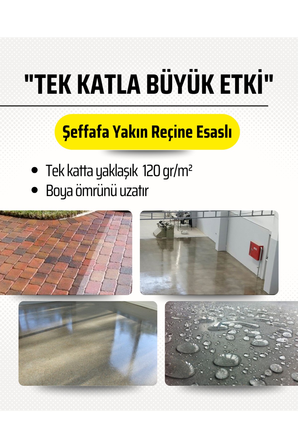 Koruyucu Son Kat Şeffaf Kaplama