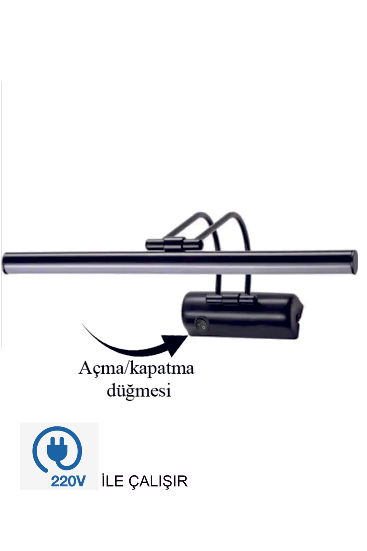 ANAHTARLI Gün Işığı Banyo Duvar Ayna Tablo cafe Aydınlatması Flüt Aplik Kuğu Aplik Ledli Aplik 35 Cm