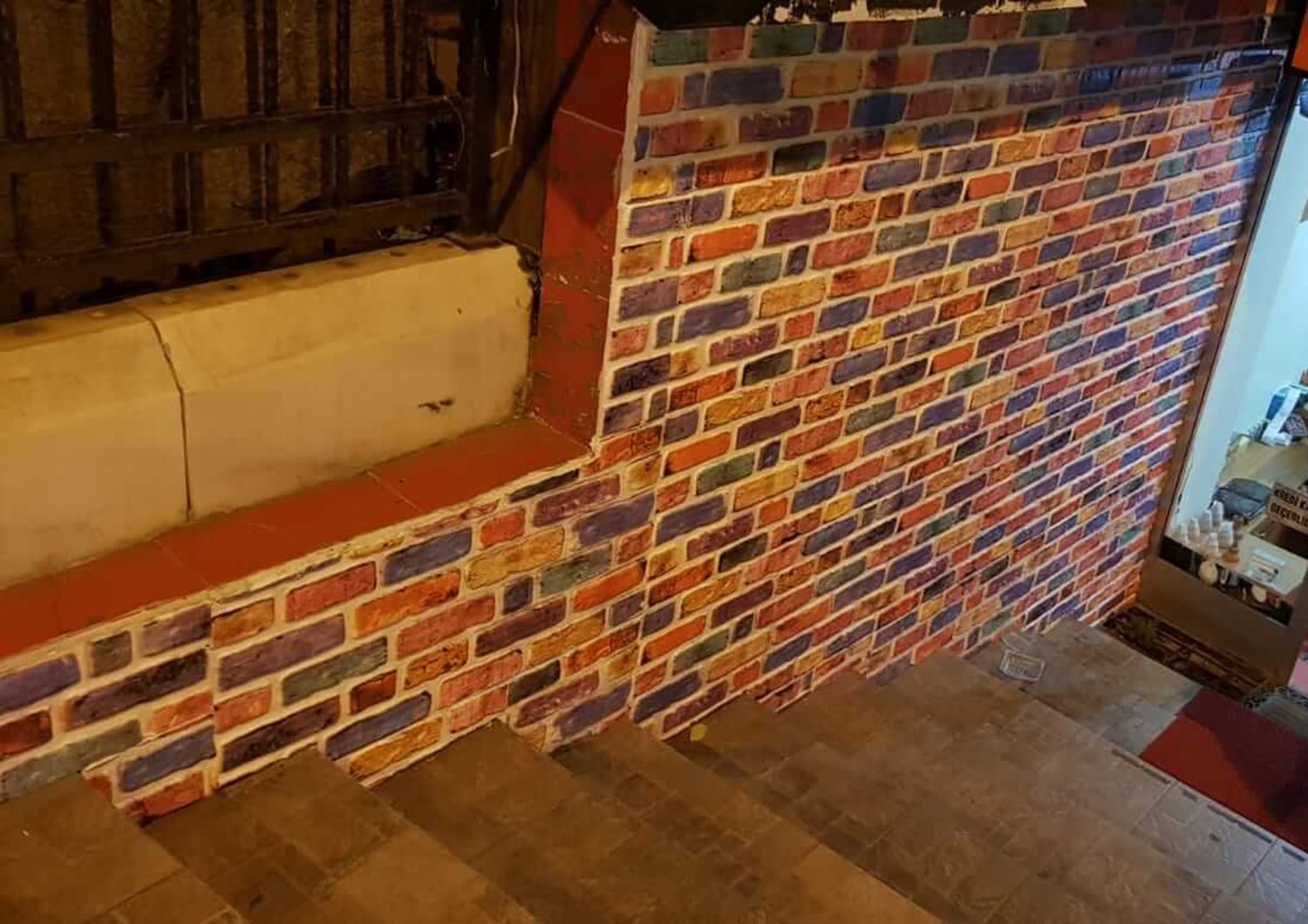 5 Adet (2,5m2) x Tuğla Desenli 3 Boyutlu Renkli Strafor Köpük Duvar Kaplama Paneli (BR-564)