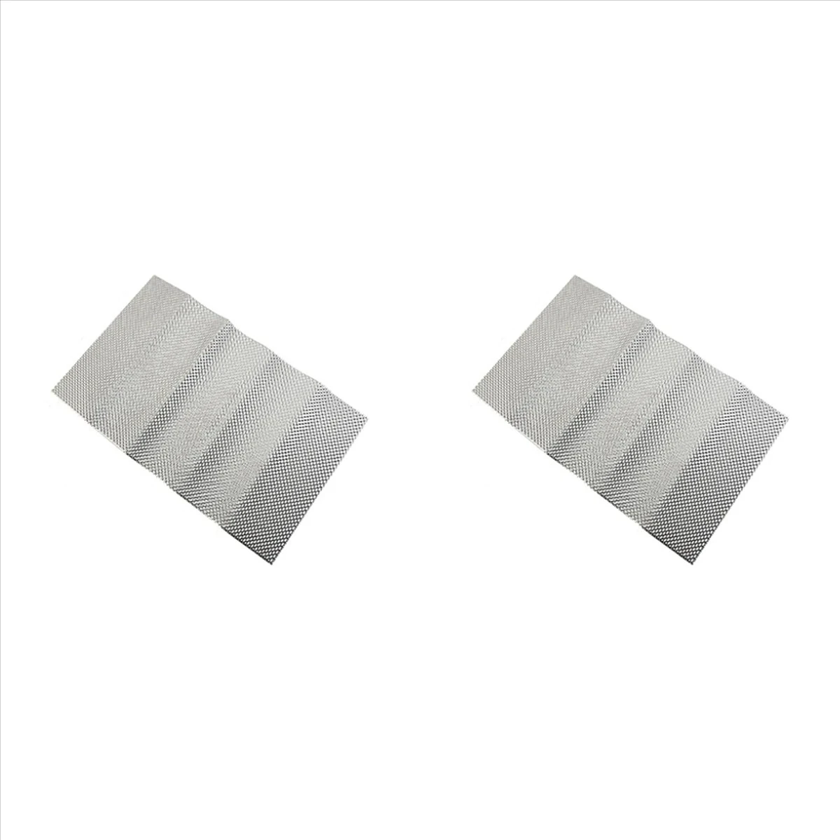 2x Kabartmalı Alüminyum Isı Kalkanı Egzoz Borusu Isı Kalkanı ve Otomobil Genel Isı Yalıtım Alüminyum Plaka (Yurt Dışından)