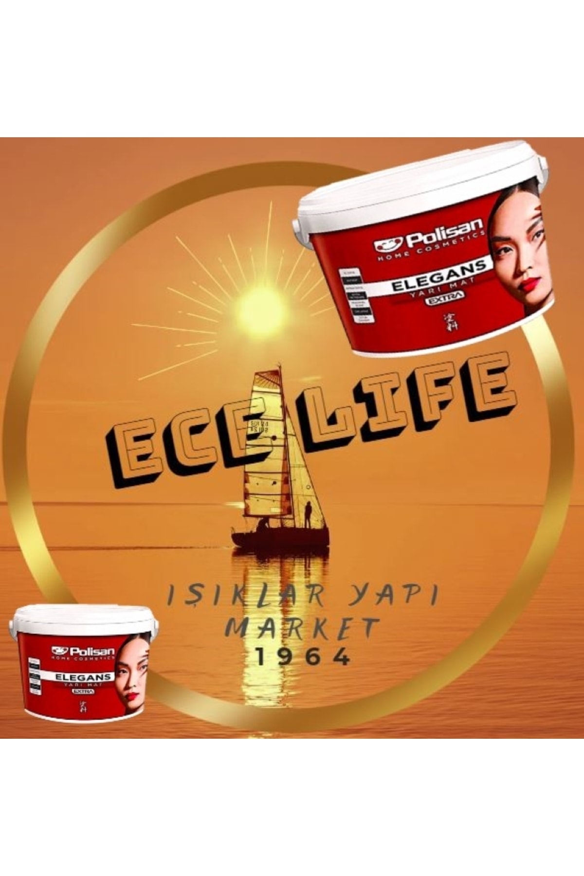 -Elegans -Silinebilir -Küf Önleyici -Antibakteriyel-İç Cephe Duvar Boyası