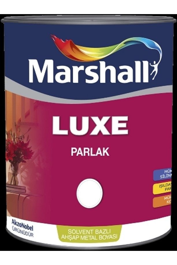Luxe Parlak Yağlı Boya 7,5 litre Beyaz