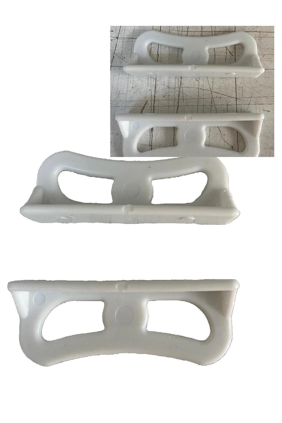 KAPI PENCERE SİNEKLİK TUTAMAĞI BEYAZ RENK 4 ADET TUTAMAK 8 ADET VİDA