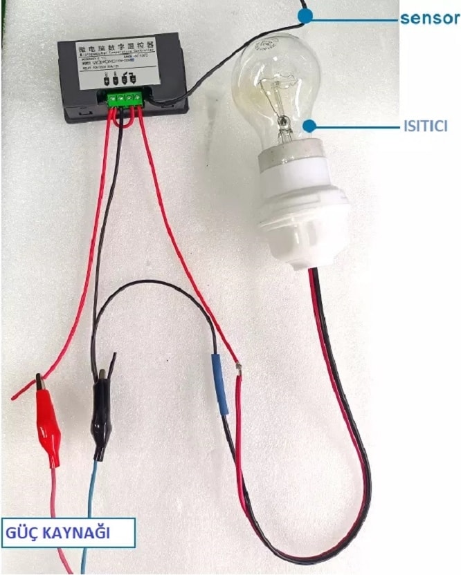 Ac 220V 10A Dijital Termostat Kuluçka Makinalarına Uygun Hassas