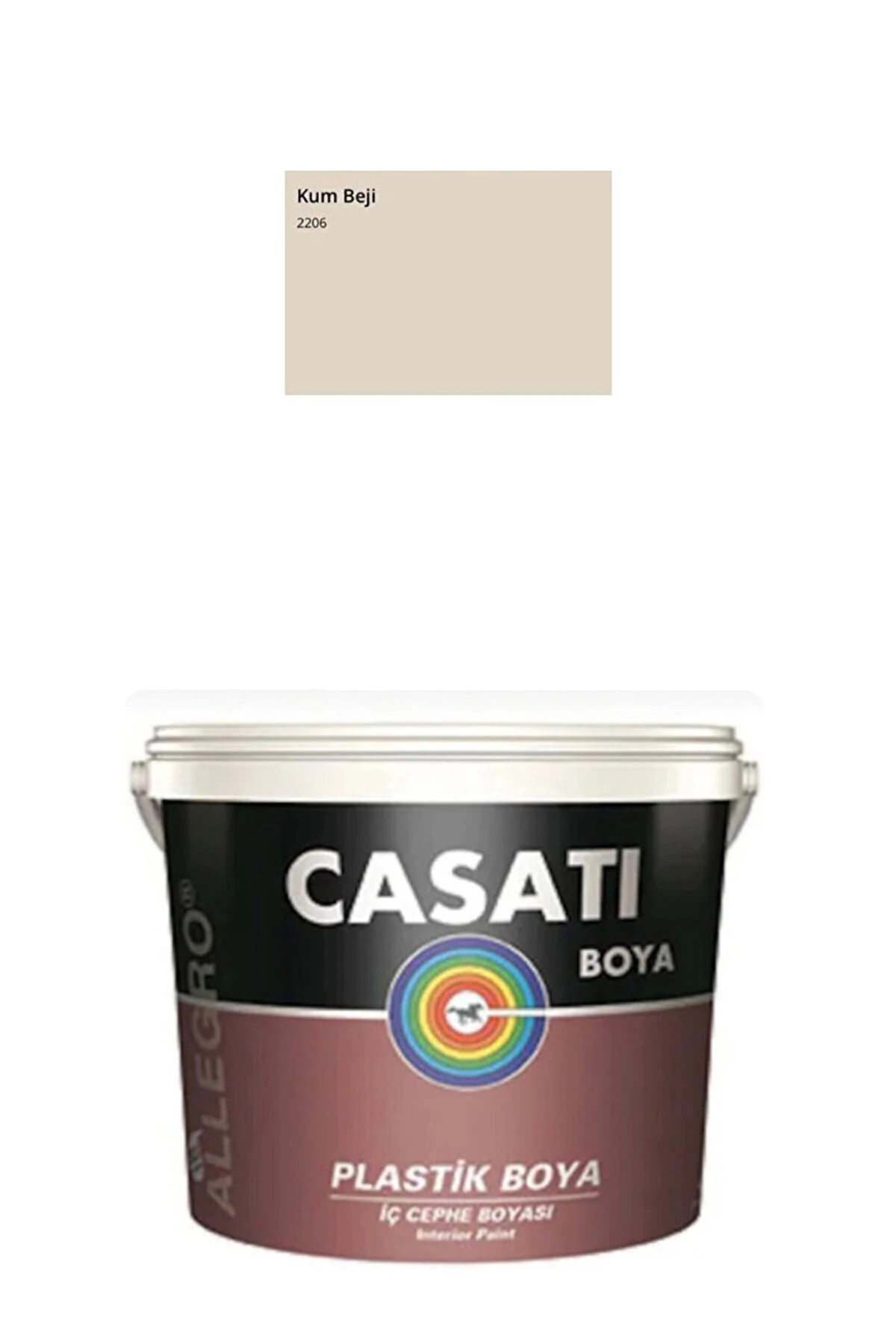 Allegro Plastik Iç Cephe Duvar Boyası 3,5 Kg Kum Beji