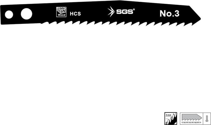 SGS Ahşap Dekupaj Ağzı 80mm x 7,9mm - 5Li SET