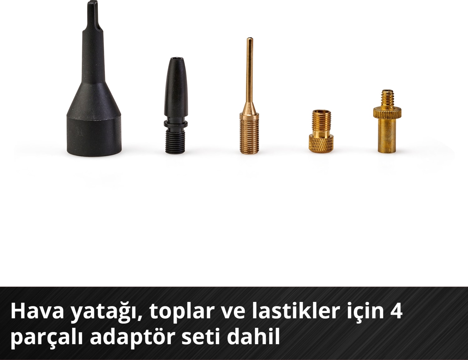 PRESSITO 18/25 Power X-Change Hibrit Kompresör (18 V, Güç Kablosu veya Akü ile Çalışır, Maks. 11 bar, 4-parçalı Adaptör Seti ve 2 Hortum dahil, Akü dahil değildir) - 4020430