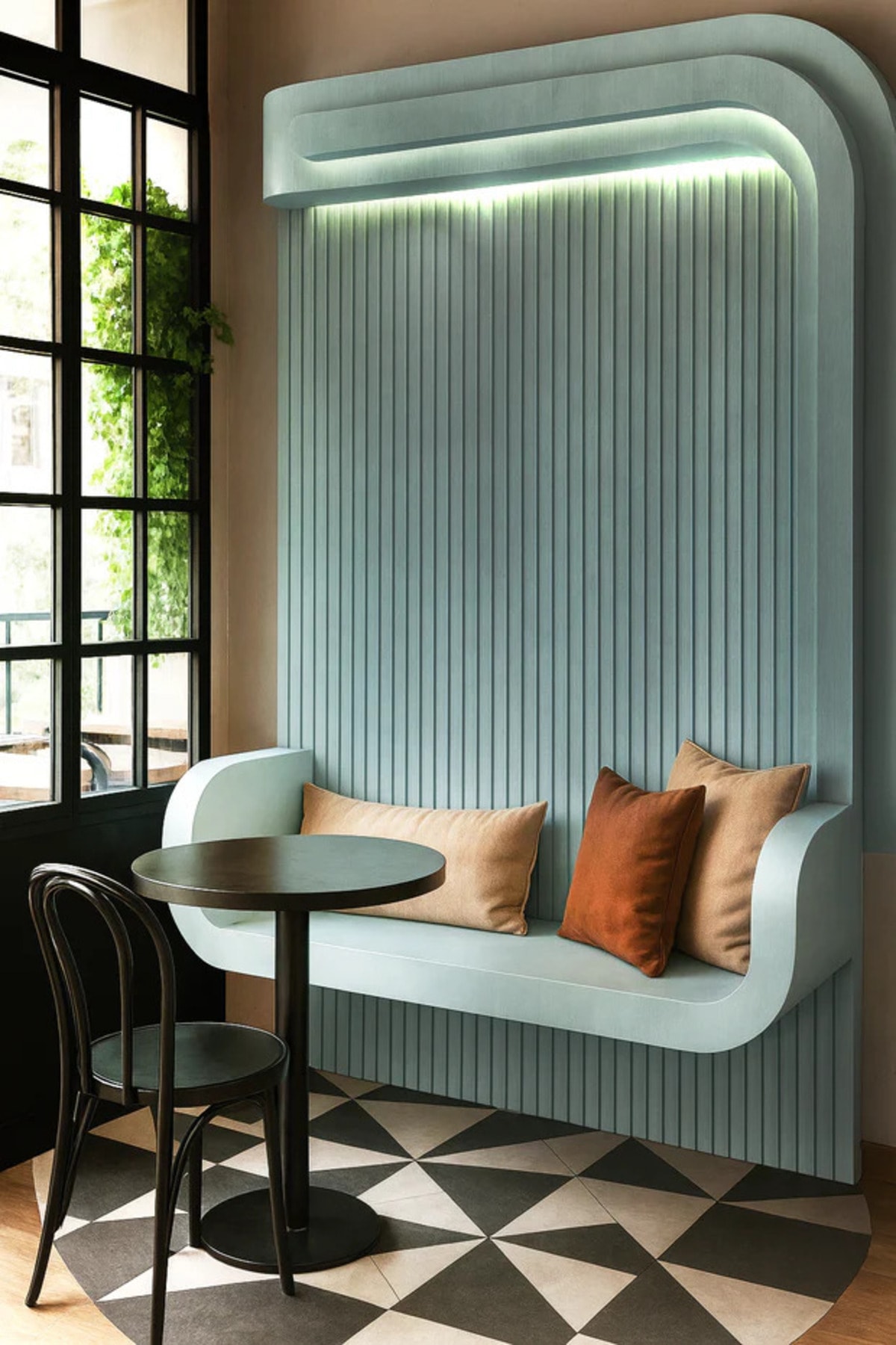 Akustik Duvar Paneli Su Yeşili 100 x 280 CM 400 GR Keçe