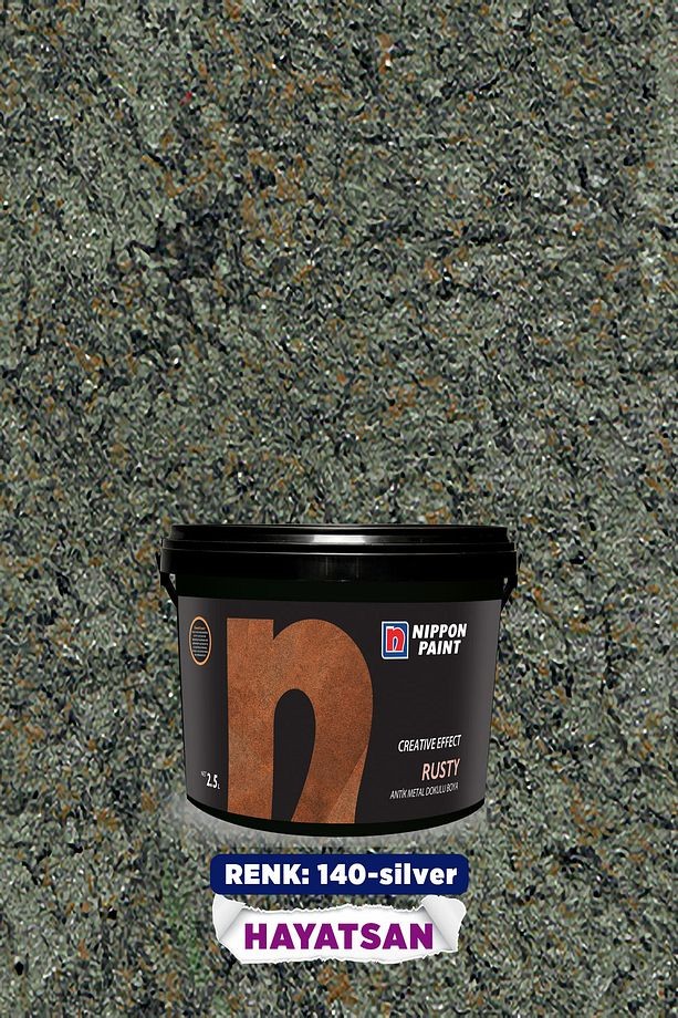 RUSTY: Paslanma ve Antik Metal Etkili Dekoratif İç Cephe Boyası