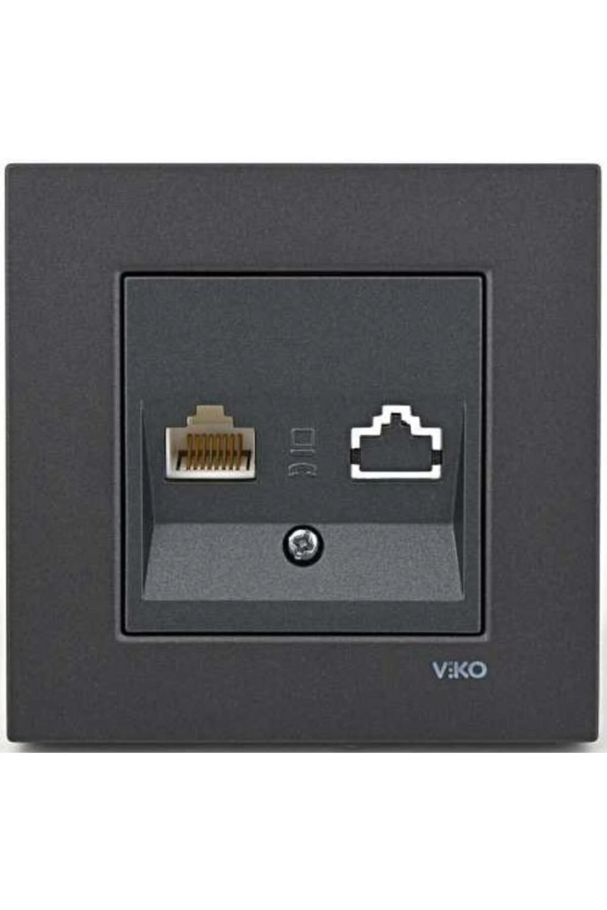 Artline Novella Füme Tekli Data Çerçeveli Priz