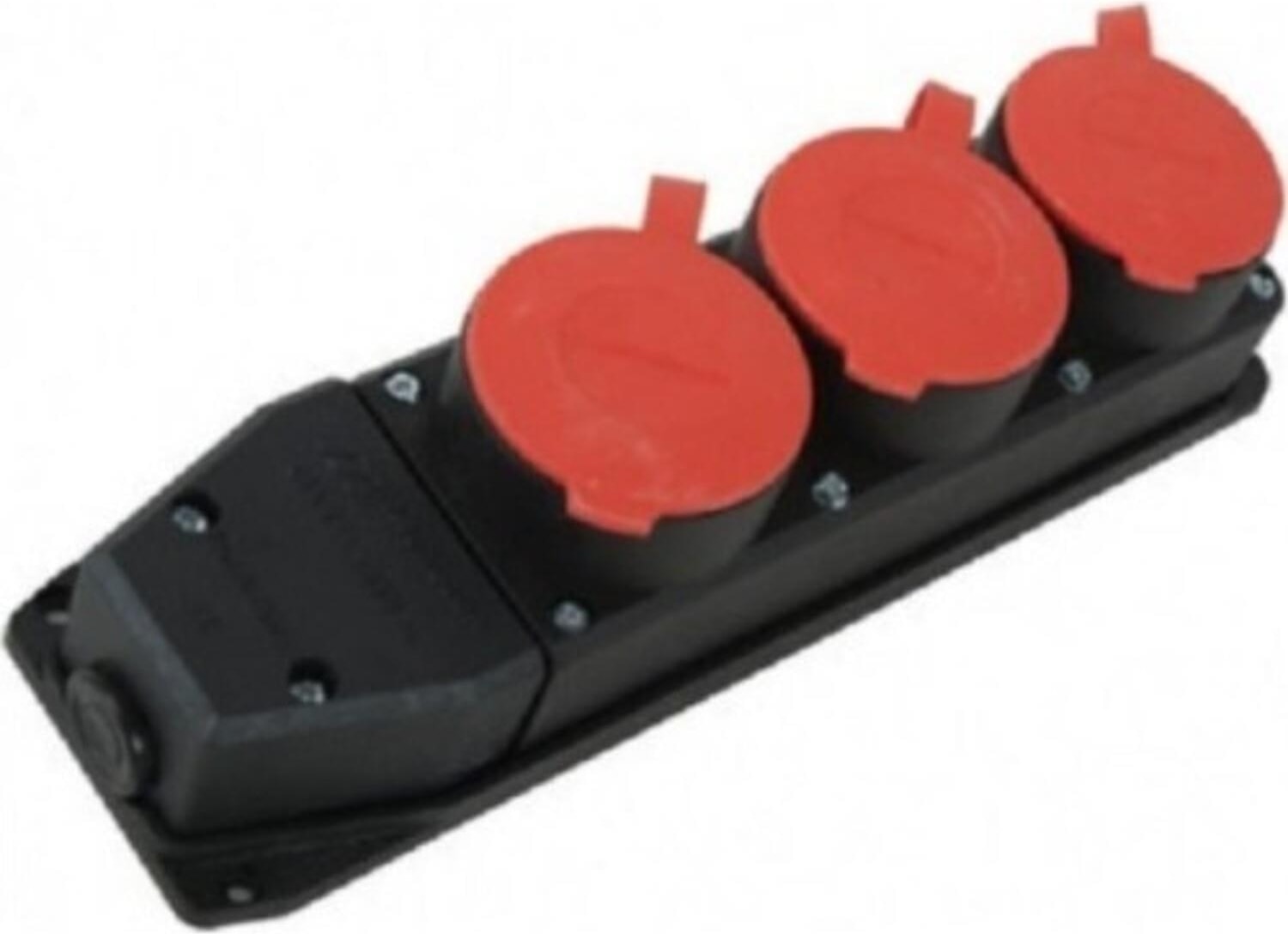 MUT-313 3x25A Kauçuk Üçlü Grup Priz