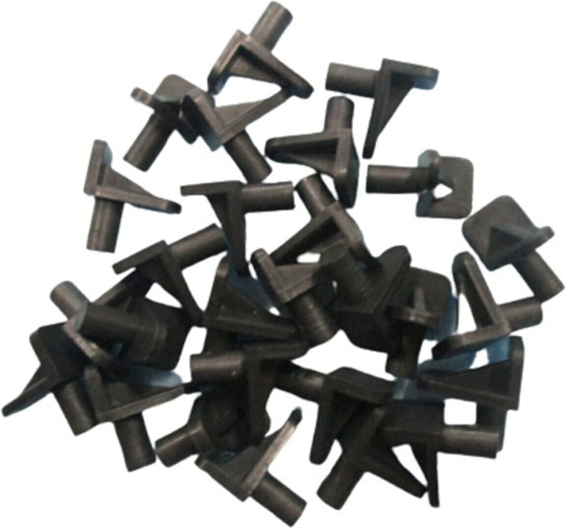 Raf Pimi Plastik 5mm Raf Pimi Siyah 100 Adet