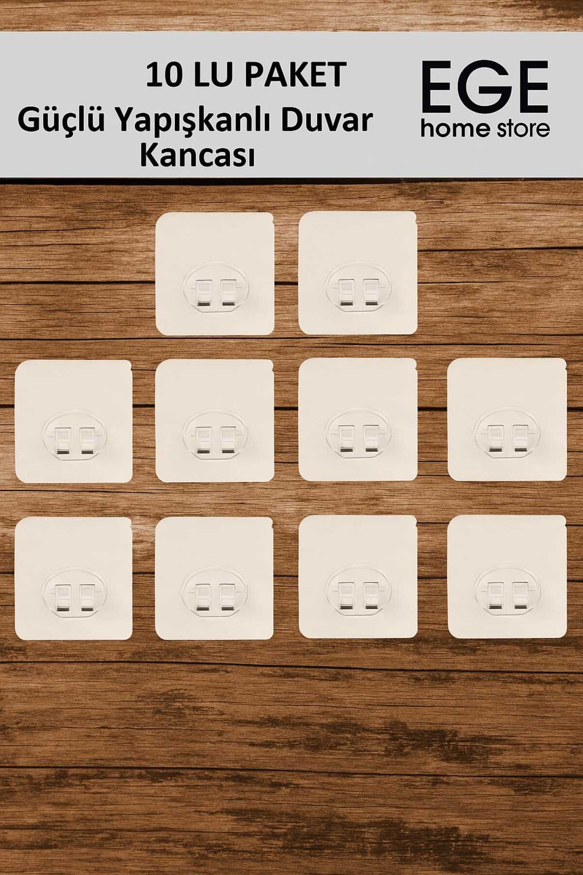 7×7 cm süper güçlü yapışkanlı banyo askısı yedek 10 adet sticker raf tutucu askı