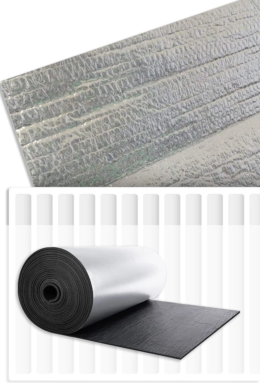 Ankaflex 5 Adet Petek Radyatör Arkası Folyo Plaka Kalorifer Soba Arkalığı Alüminyum Isı Yalıtım Folyosu