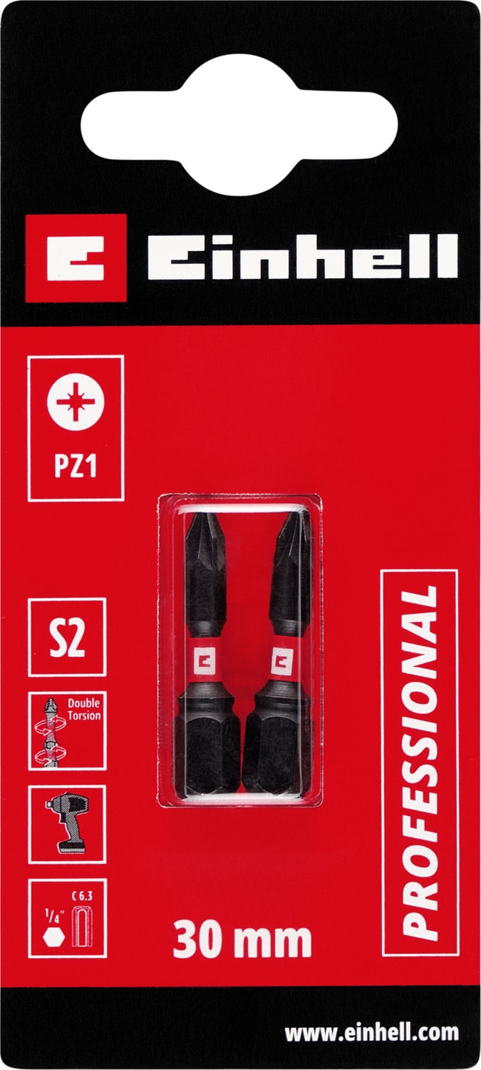 EİNHELL Pozidriv Yıldız Bits Uç 30 mm Pz1 2 Adet