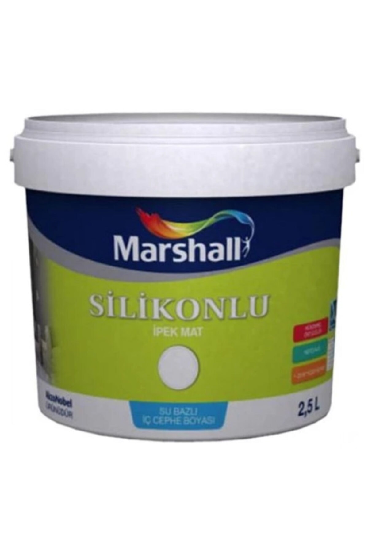 Silikonlu Ipek Mat 2.5 Lt Ral 7016 Anterasit Gri Rengi (makinada Renklendirilir)