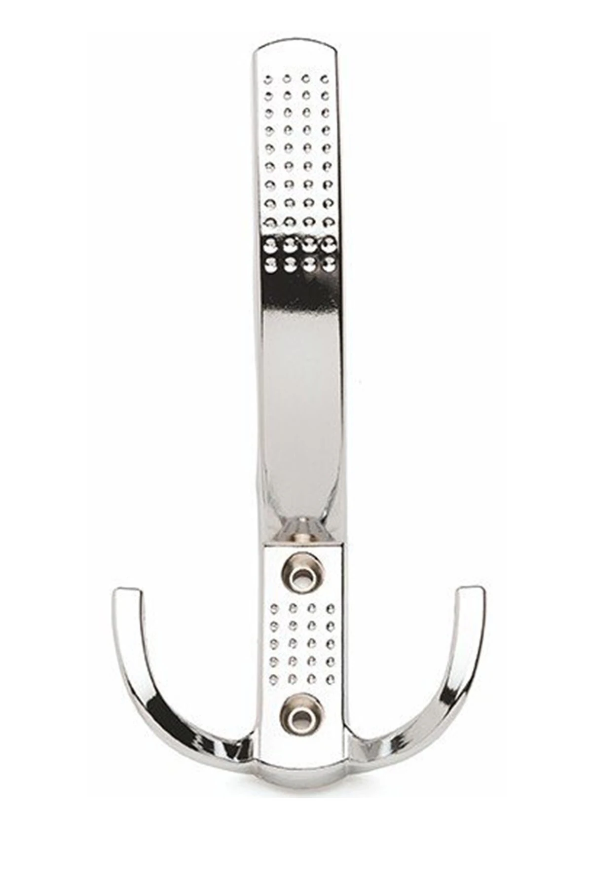 Büyük Noktalı Krom Metal Askı Portmanto Vestiyer Duvar Dolap Elbise Askısı