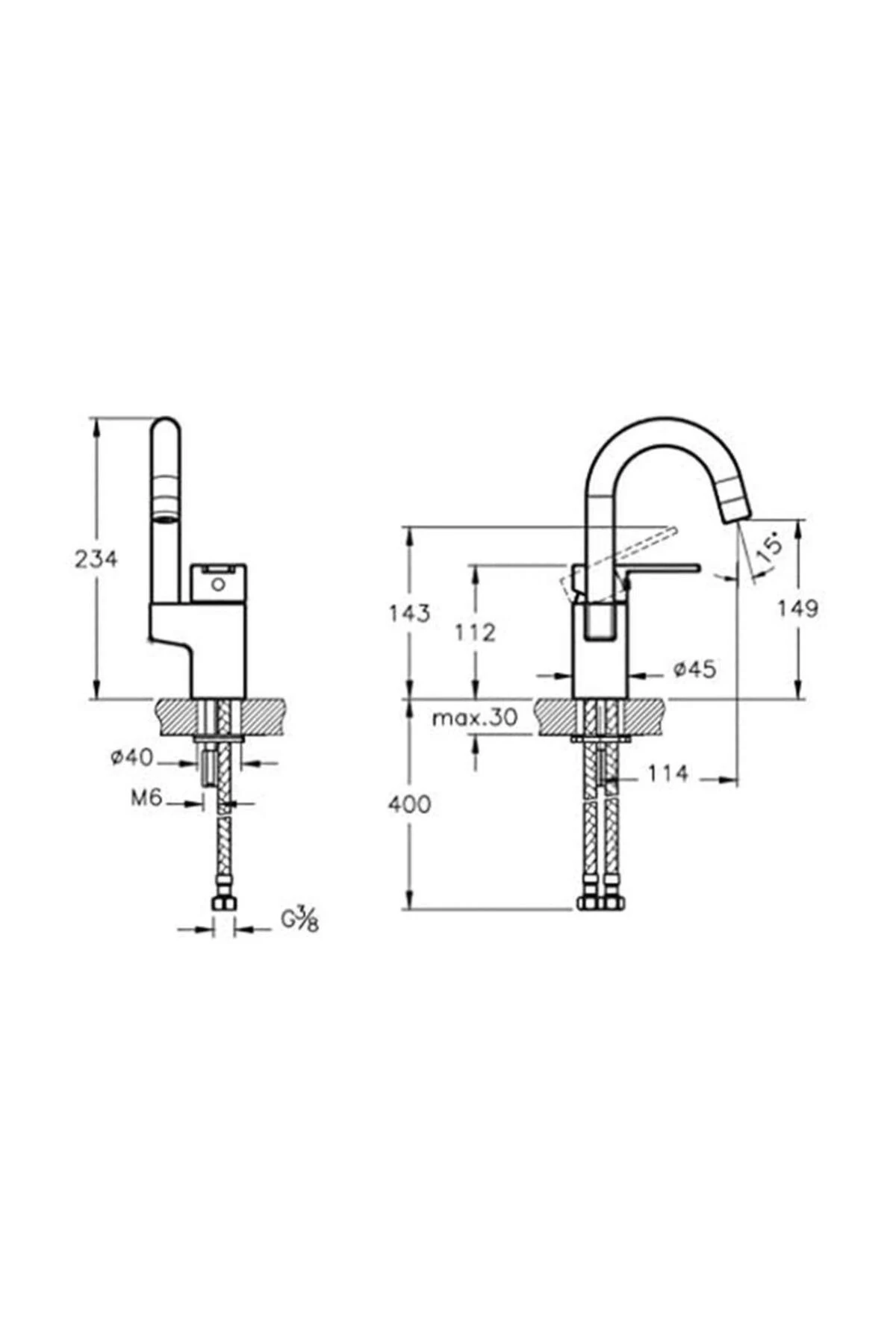 Fold S Lavabo Bataryası A42534