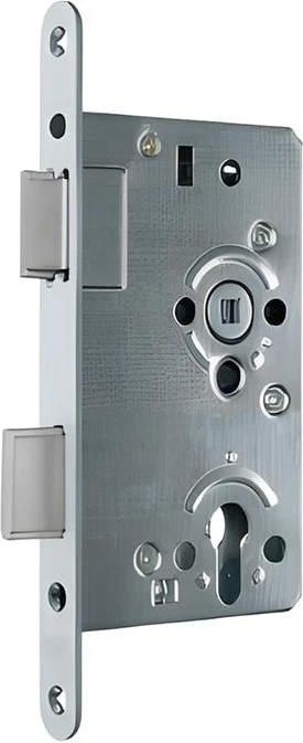 S.50 Serisi Gömme Kapı Kilidi Yangın Dayanımlı Barelli Tip Paslanmaz Çelik 55/20 mm