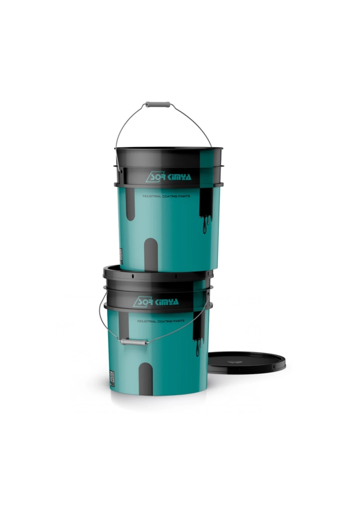 Tek Bileşenli Hava Kurumalı Moblen & Plastik Boyası Parlak Gümüş 20 Kg