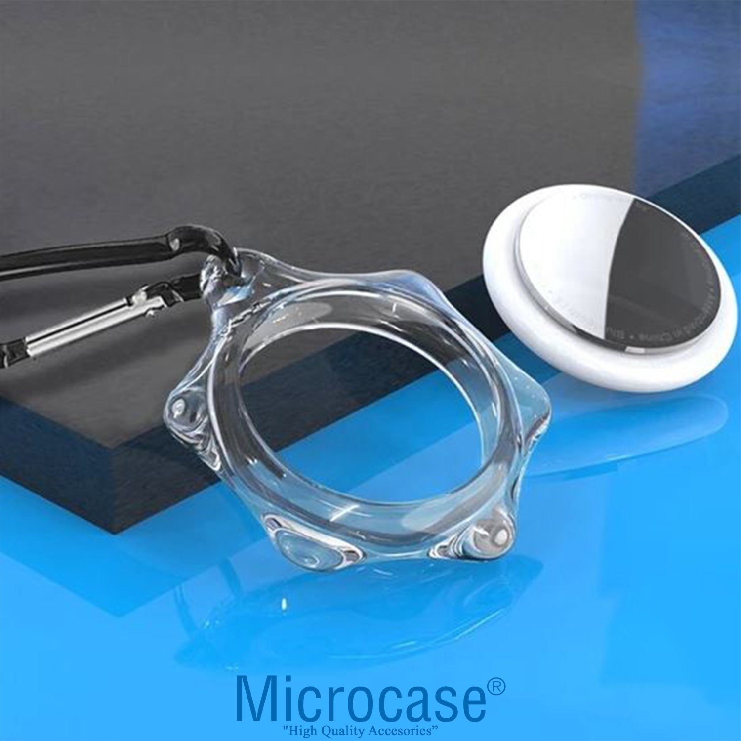 Airtag Tpu Çengelli Anahtarlık Yıldız Desenli - Al2915