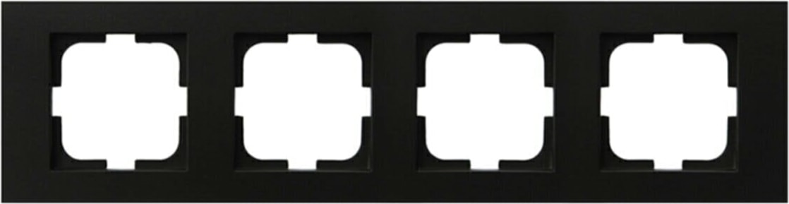 Grano Siyah Dörtlü Çerçeve