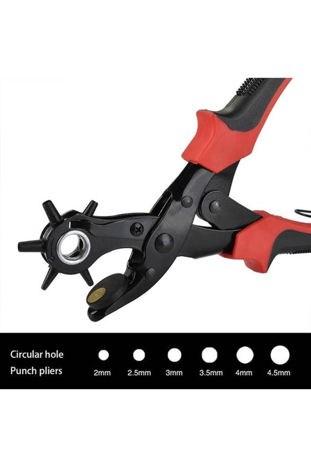 Büro Ev Ofis Hobi Atölyesi için 6 Başlı Pens Kemer Delik Delme Çerçeve Yapma Pensesi