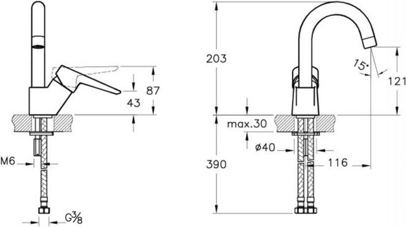 Solid S Banyo Bataryası + Kuğu Lavabo Bataryası Set