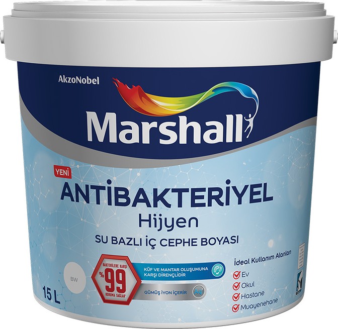 Antıbakteriyel Hijyen Iç Cephe Duvar Boyası