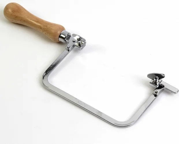 Sabit Kıl Testere Kolu - Ahşap Sap 13,5cm