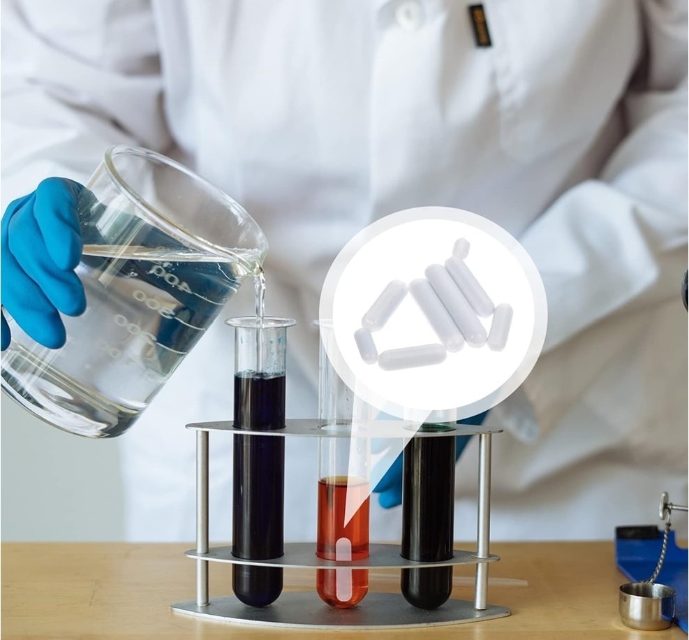 1 Adet Laboratuar Manyetik Karıştırıcı - 80 Derece Sıcaklığa Kadar Etkilidir.