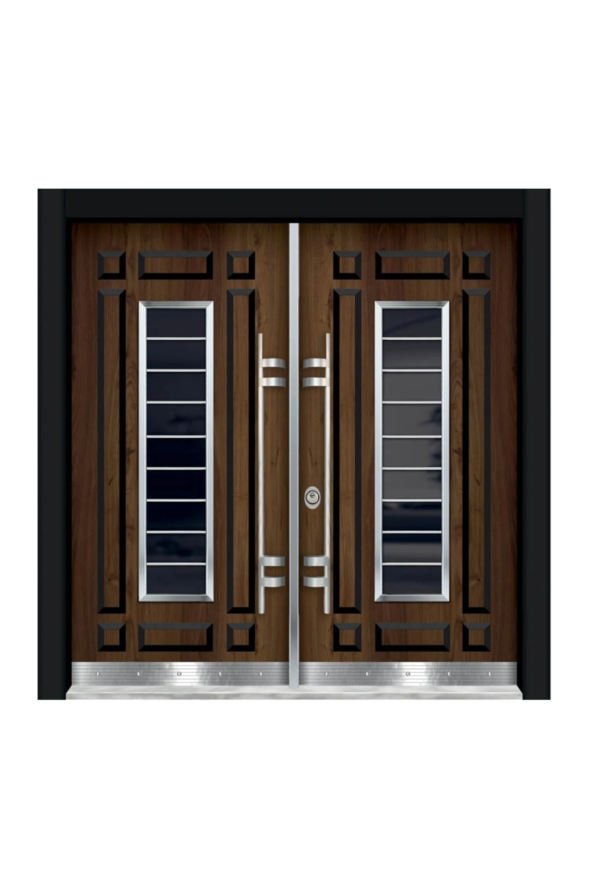 0155 Saruhan Desen Dış Mekan Kapısı, Apartman Villa Kapısı Dış Mekana Uygun