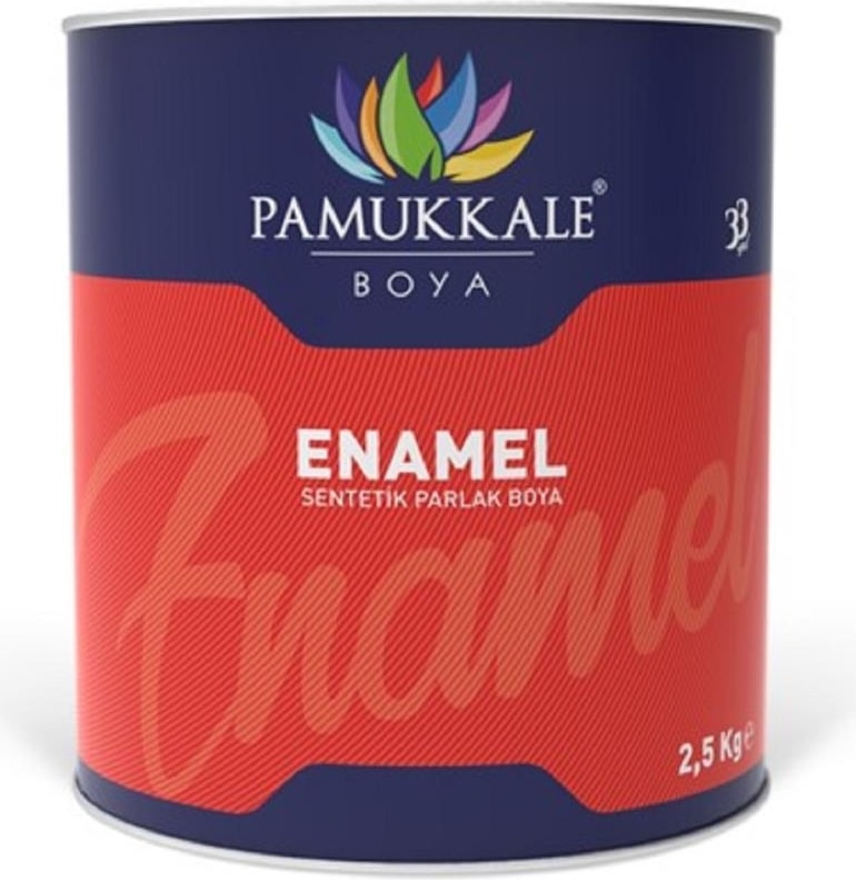 Pamukkale Enamel Sentetik Parlak Boya 2.5 kg Beyaz