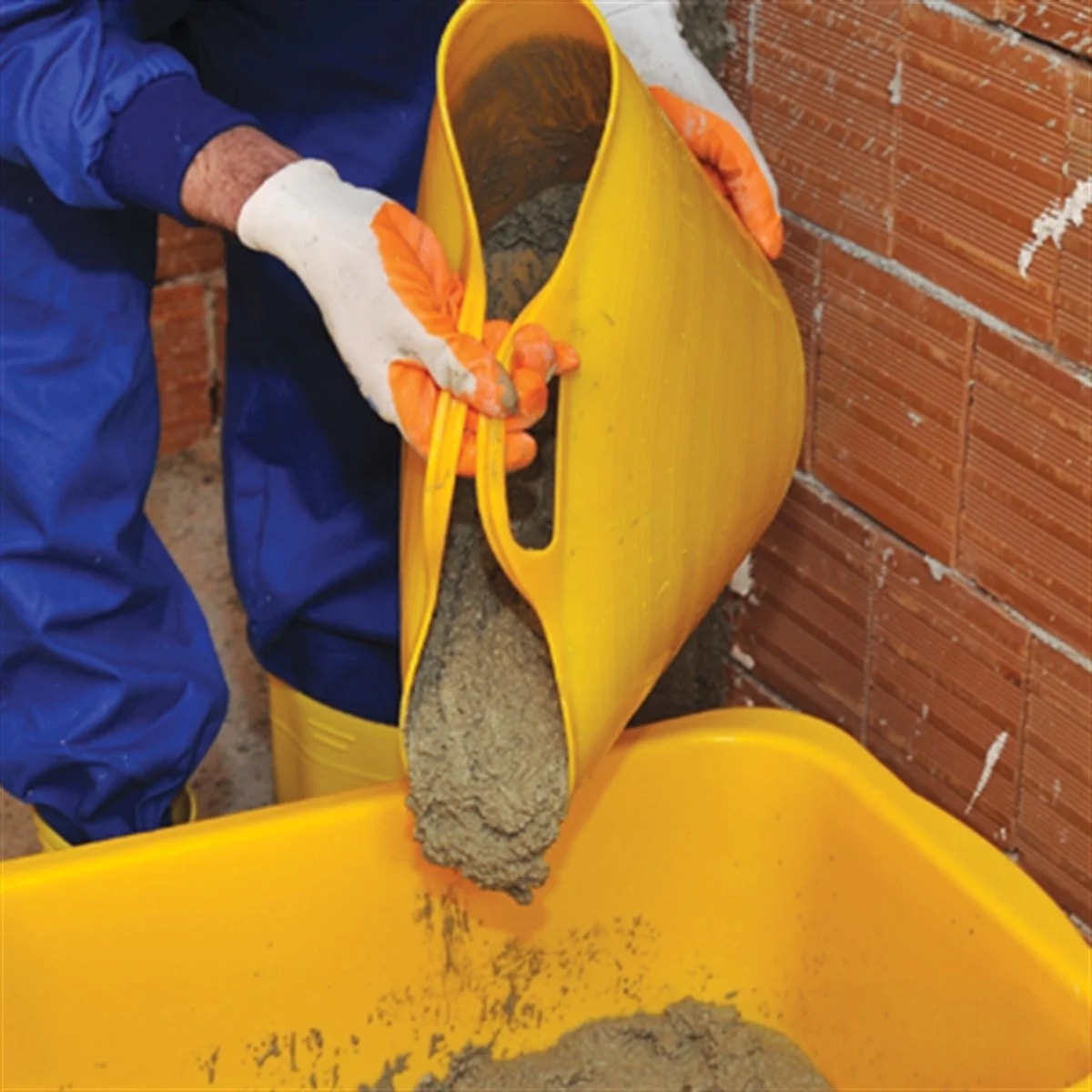 DEKOR Elastik Kova (Kum Harç Kovası Alçı Karıştırma Taşıma El Aleti Taşıma 25 Litre