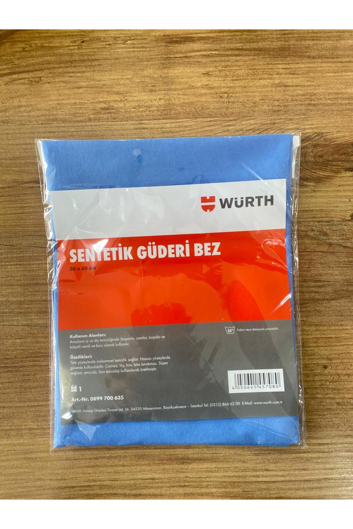 SENTETİK GÜDERİ BEZ-38X60CM-MAVİ-130GR