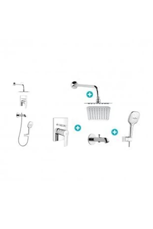 N5003002 Alamera Pack 5i 1 Arada Ankastre Banyo Seti