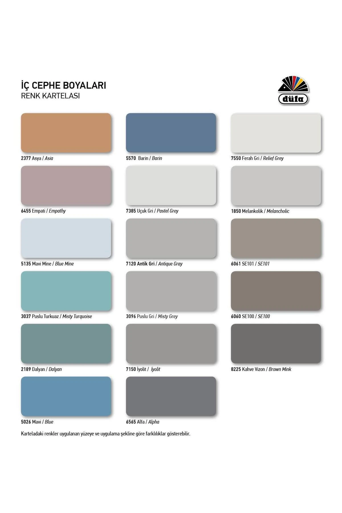 Klasik Plast Iç Cephe Duvar Boyası 5026 Mavi 6 L