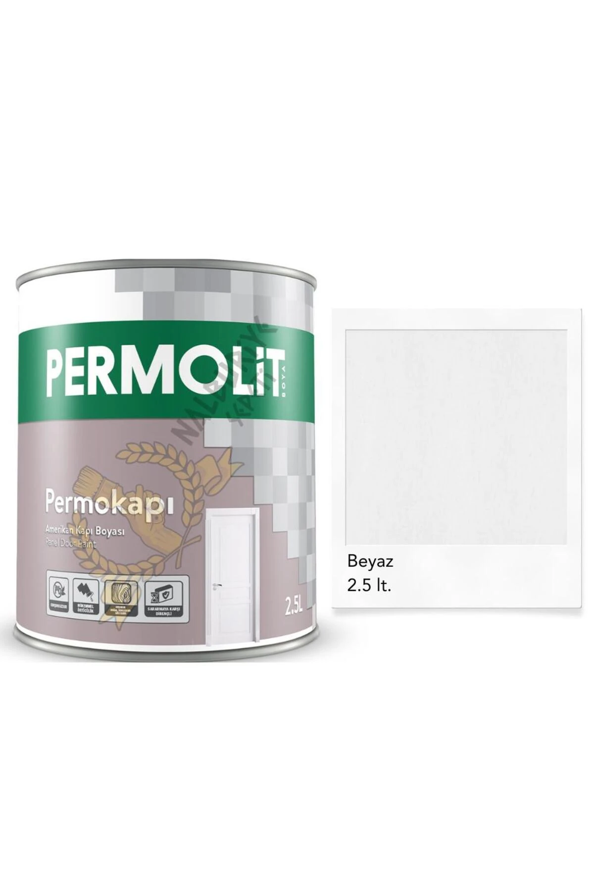 Sentetik Amerikan Panel Kapı Boyası BEYAZ 2.5 Lt.