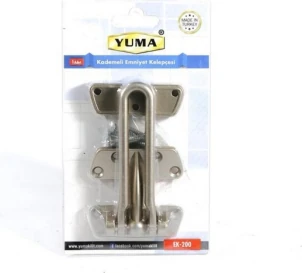 Sarı Çelik Kapı Emniyet Kelepçe (5067)