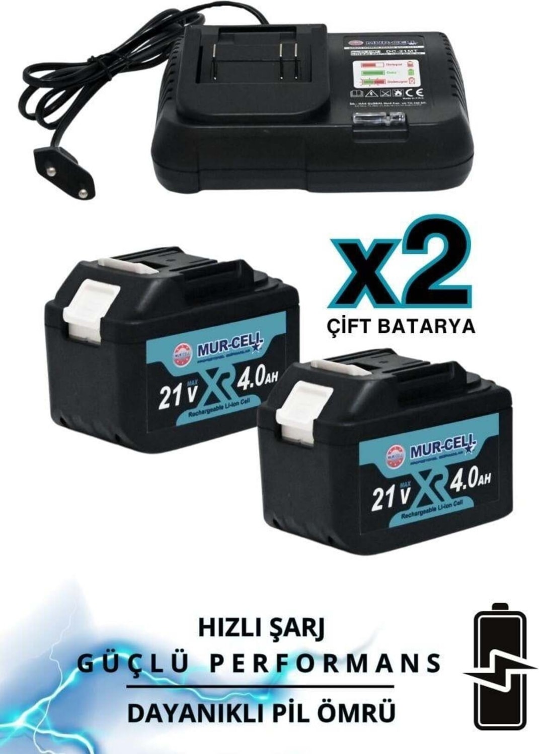 650NM 21V 4.0AH Akülü Torklu Somun Sıkma Bijon Sökme Kömürsüz Matkap 15 Pilli Batarya
