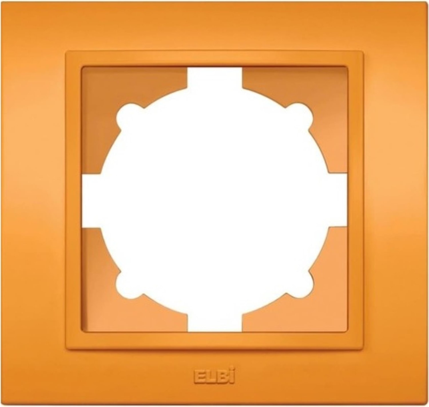 Zena Turuncu Tekli Çerçeve 6 Adet