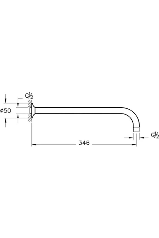 Root Square Ankastre Duş Seti Krom A49280