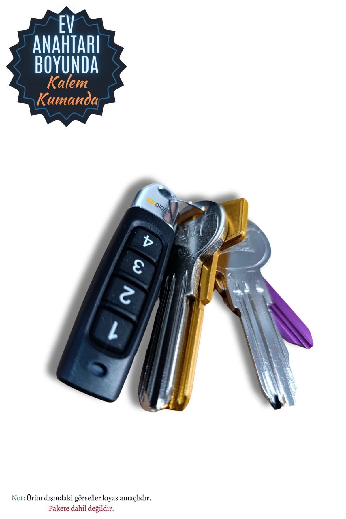 Uk-04 Mini Akıllı Otopark Kumandası Kalem Tipi 433.92 Mhz ( 1. Kalite -St İşlemcili )