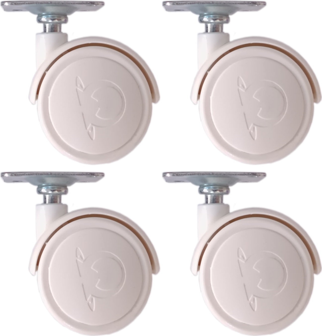 Oynak Tablalı Dolap Sehpa Masa Ayağı Mobilya Tekerleği 40 mm Polyemid (4 Adet)