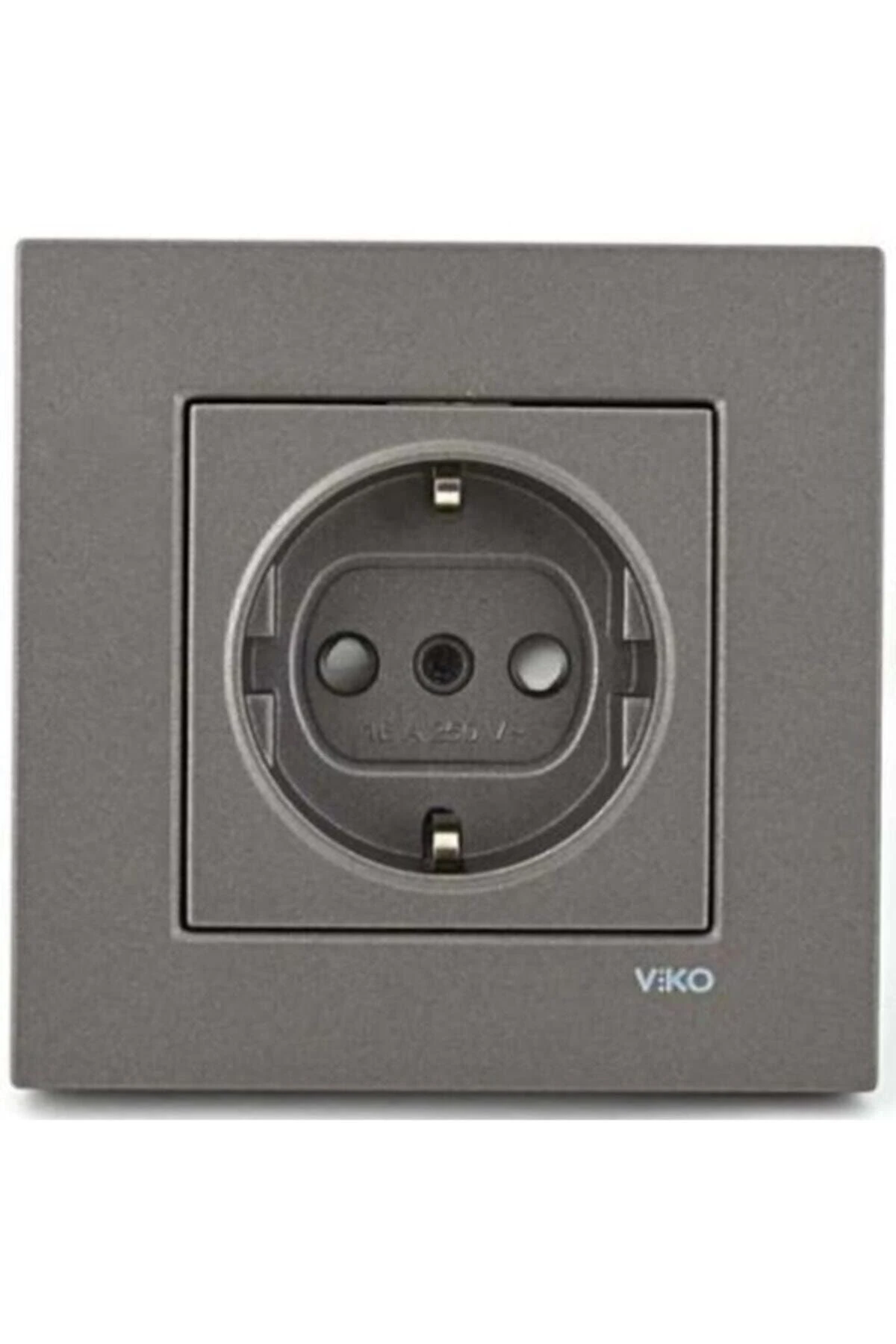 Artline Novella Antrasit Çocuk Korumalı Topraklı Priz Çerçeveli