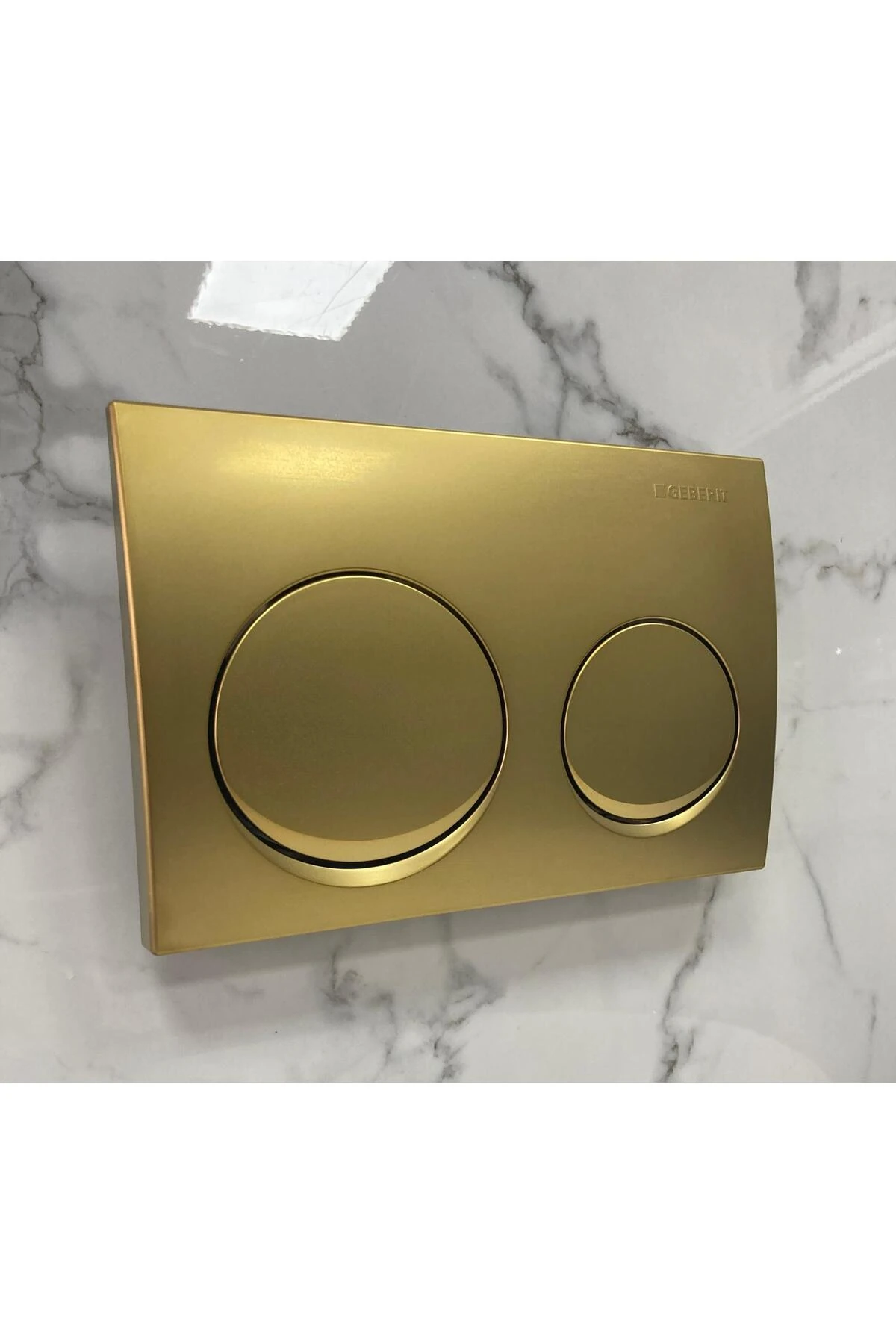 Alpha 20 Mat Gold Gömme Rezervuar Kumanda Paneli