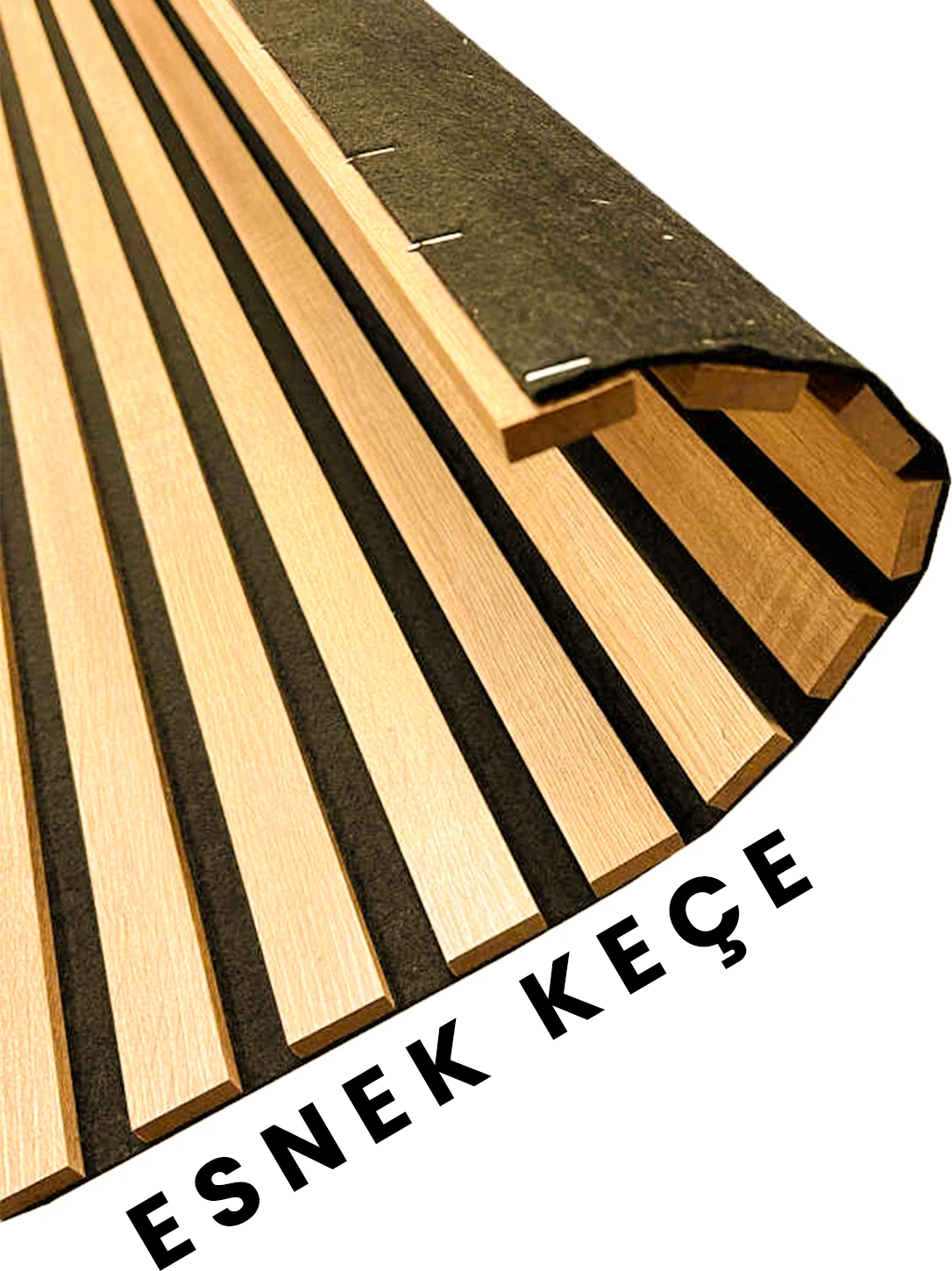 Mdf Ahşap Akustik Duvar Paneli 100 x 280 cm ( Natural Meşe )